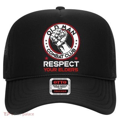 Funny Bjj Respect Your Elders Old Man Combat Club Mma Hat