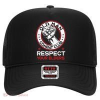 Funny Bjj Respect Your Elders Old Man Combat Club Mma Hat thumb 0