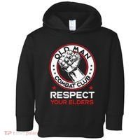 Funny Bjj Respect Your Elders Old Man Combat Club Mma Toddler Hoodie thumb 0