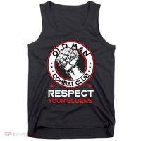 Funny Bjj Respect Your Elders Old Man Combat Club Mma Tank Top thumb 0