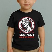 Funny Bjj Respect Your Elders Old Man Combat Club Mma Toddler T-Shirt thumb 2