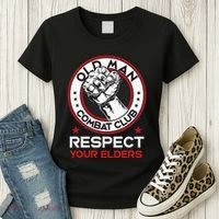 Funny Bjj Respect Your Elders Old Man Combat Club Mma Women's T-Shirt thumb 3