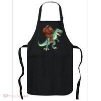 Funny Bigfoot Riding T Rex Funny Bigfoot Dinosaur Apron thumb 0