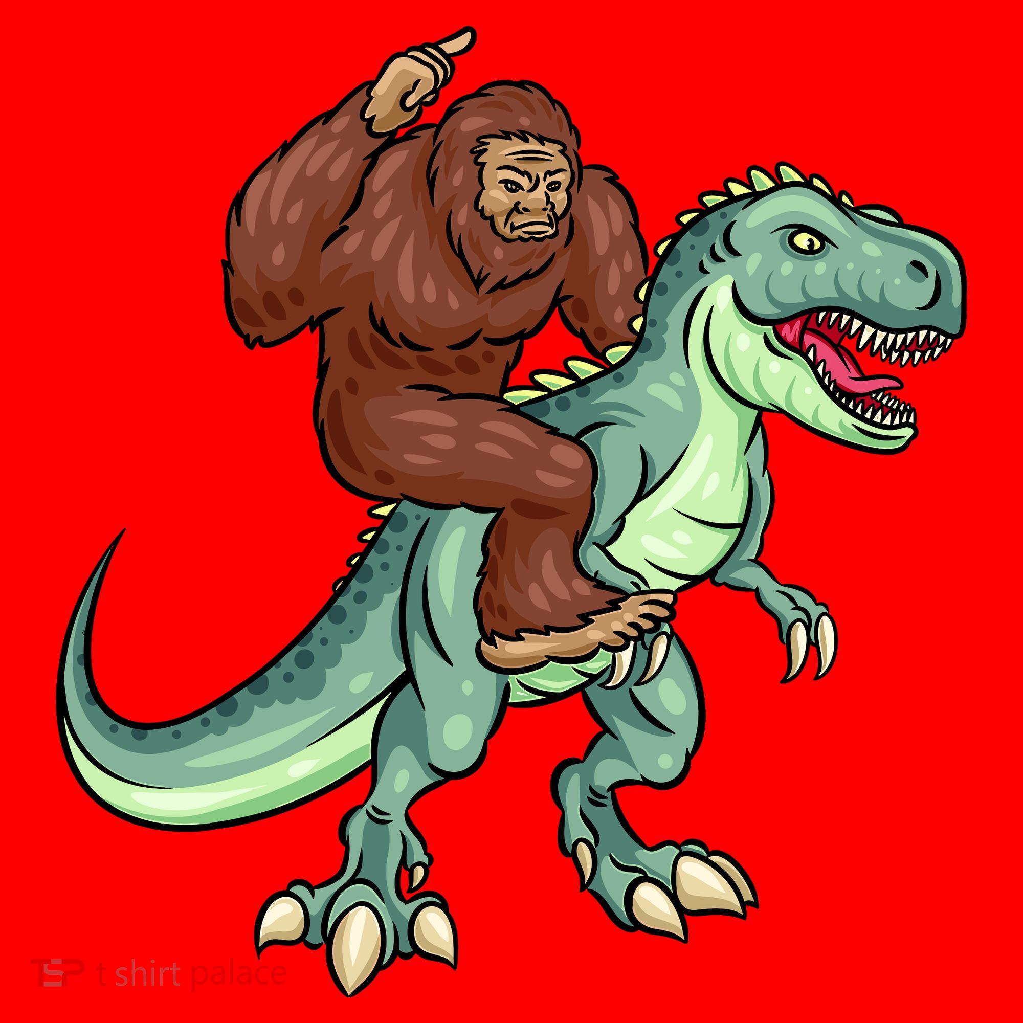 Funny Bigfoot Riding T Rex Funny Bigfoot Dinosaur Santa Hat