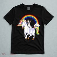 French Bulldog Riding Unicorn T-Shirt thumb 5