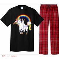French Bulldog Riding Unicorn Pajama Set thumb 0