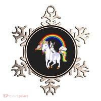 French Bulldog Riding Unicorn Ornament thumb 0