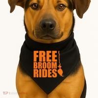 Free Broom Rides USA-Made Doggie Bandana thumb 1