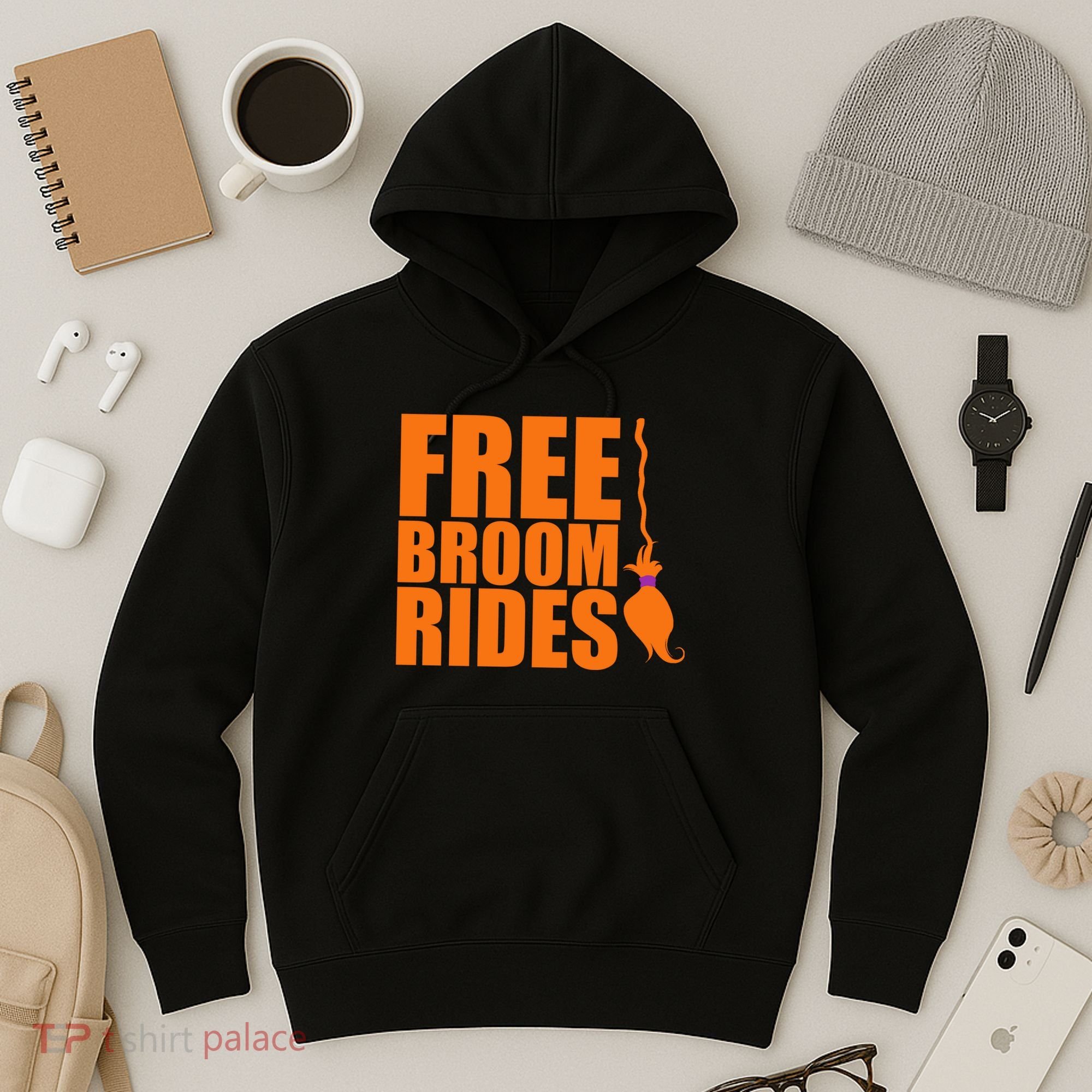 Free Broom Rides Hoodie