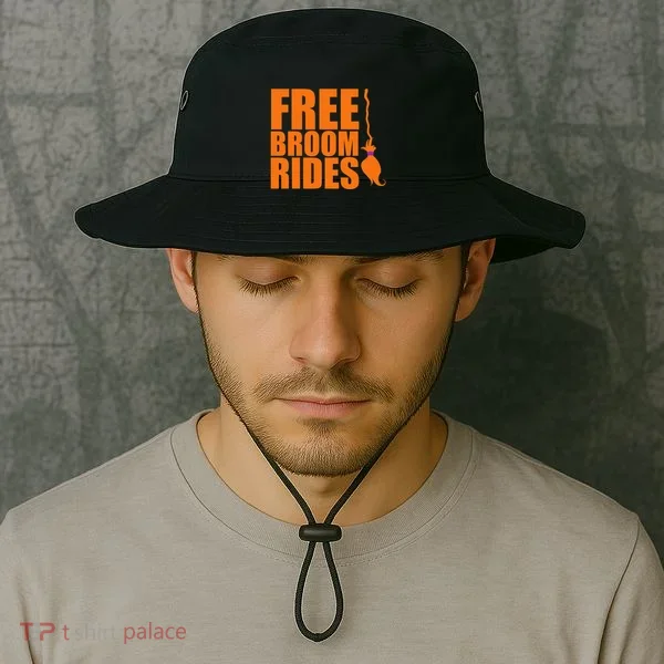 Free Broom Rides Bucket Hat