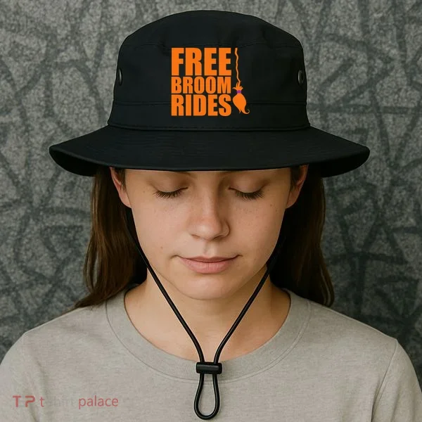 Free Broom Rides Bucket Hat
