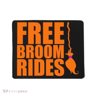 Free Broom Rides Mousepad