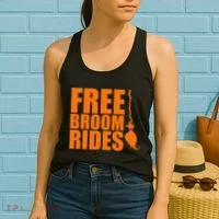 Free Broom Rides Women's Tank Top thumb 2