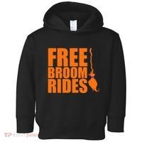 Free Broom Rides Toddler Hoodie thumb 0