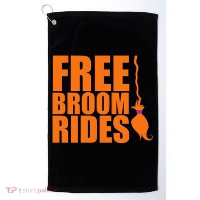 Free Broom Rides Golf Towel