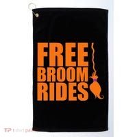 Free Broom Rides Golf Towel thumb 0