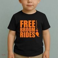 Free Broom Rides Toddler T-Shirt thumb 2