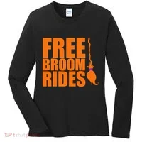 Free Broom Rides Women's Long Sleeve Shirt thumb 0