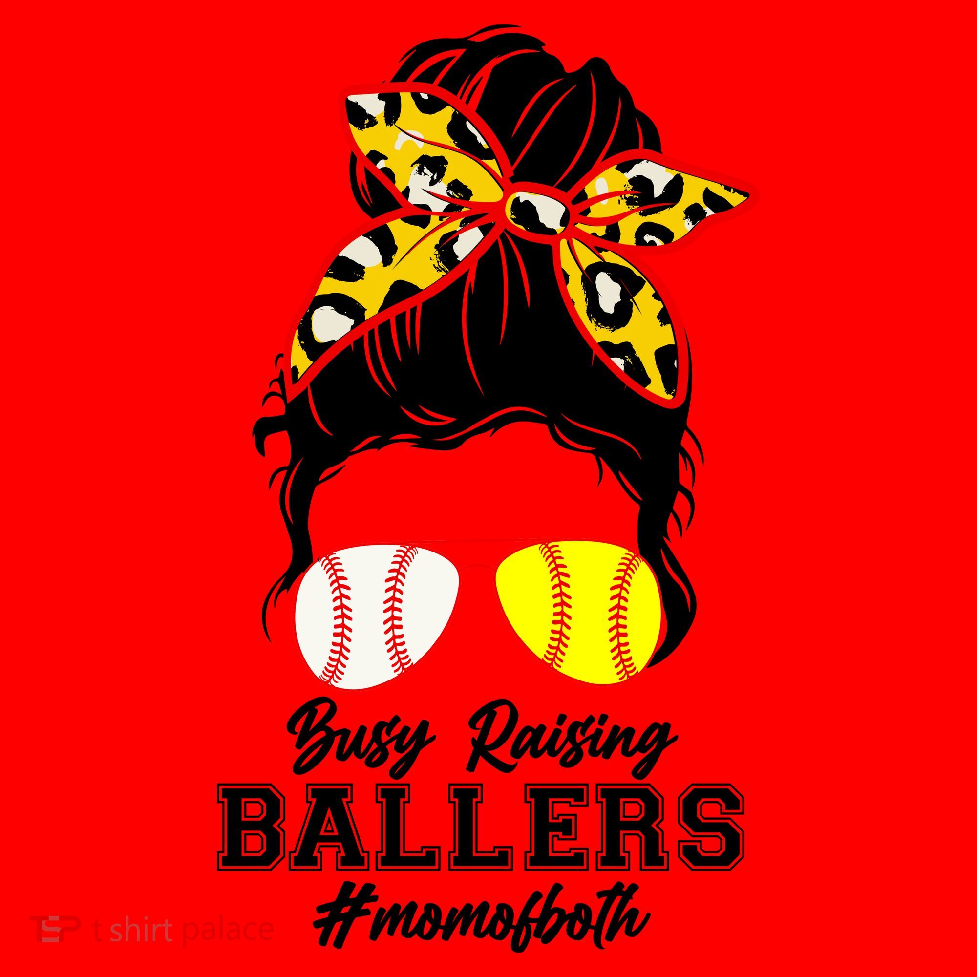 Funny Busy Raising Ballers #Mom Of Both Santa Hat