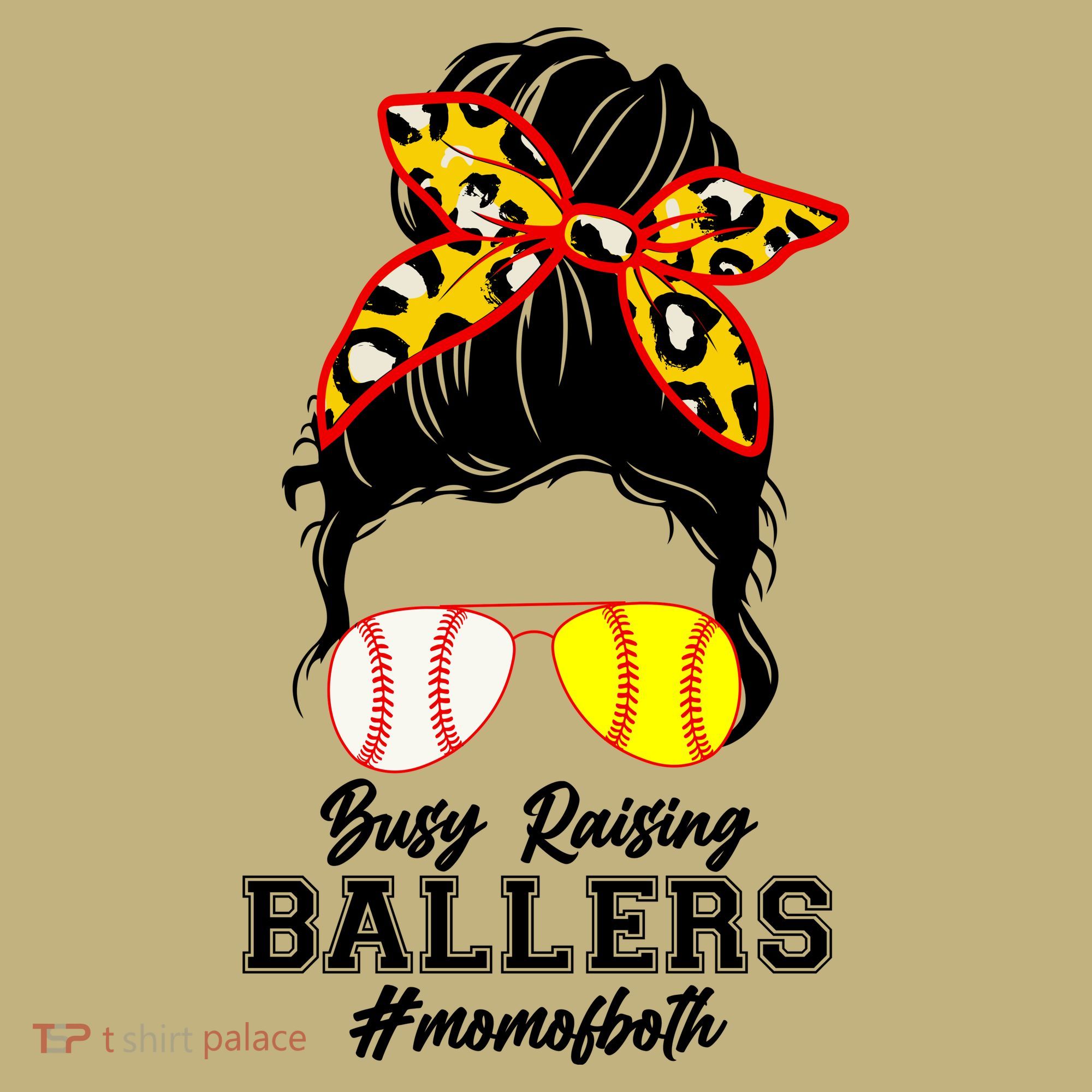 Funny Busy Raising Ballers #Mom Of Both Long Sleeve Shirt