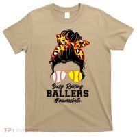 Funny Busy Raising Ballers #Mom Of Both T-Shirt thumb 0