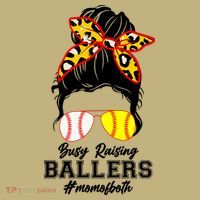 Funny Busy Raising Ballers #Mom Of Both Polo thumb 2