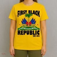 First Black Republic Since 1804 Haiti Heritage T-Shirt thumb 4