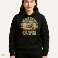 Funny Book Reading Gift For Nerd Librarian Book Readers Book Lovers Hoodie thumb 5