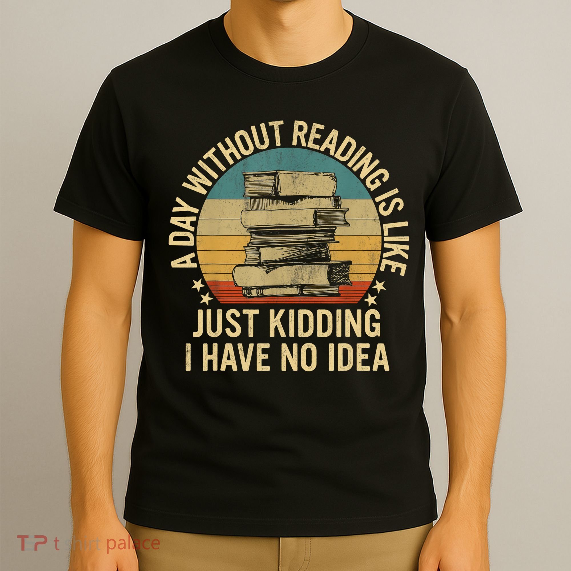 Funny Book Reading Gift For Nerd Librarian Book Readers Book Lovers T-Shirt