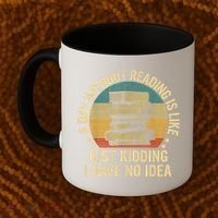 Funny Book Reading Gift For Nerd Librarian Book Readers Book Lovers Coffee Mug thumb 2