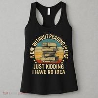 Funny Book Reading Gift For Nerd Librarian Book Readers Book Lovers Women's Tank Top thumb 3