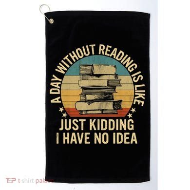 Funny Book Reading Gift For Nerd Librarian Book Readers Book Lovers Golf Towel