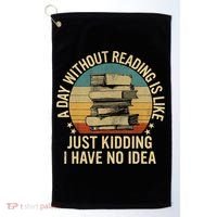 Funny Book Reading Gift For Nerd Librarian Book Readers Book Lovers Golf Towel thumb 0