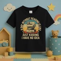 Funny Book Reading Gift For Nerd Librarian Book Readers Book Lovers Toddler T-Shirt thumb 3
