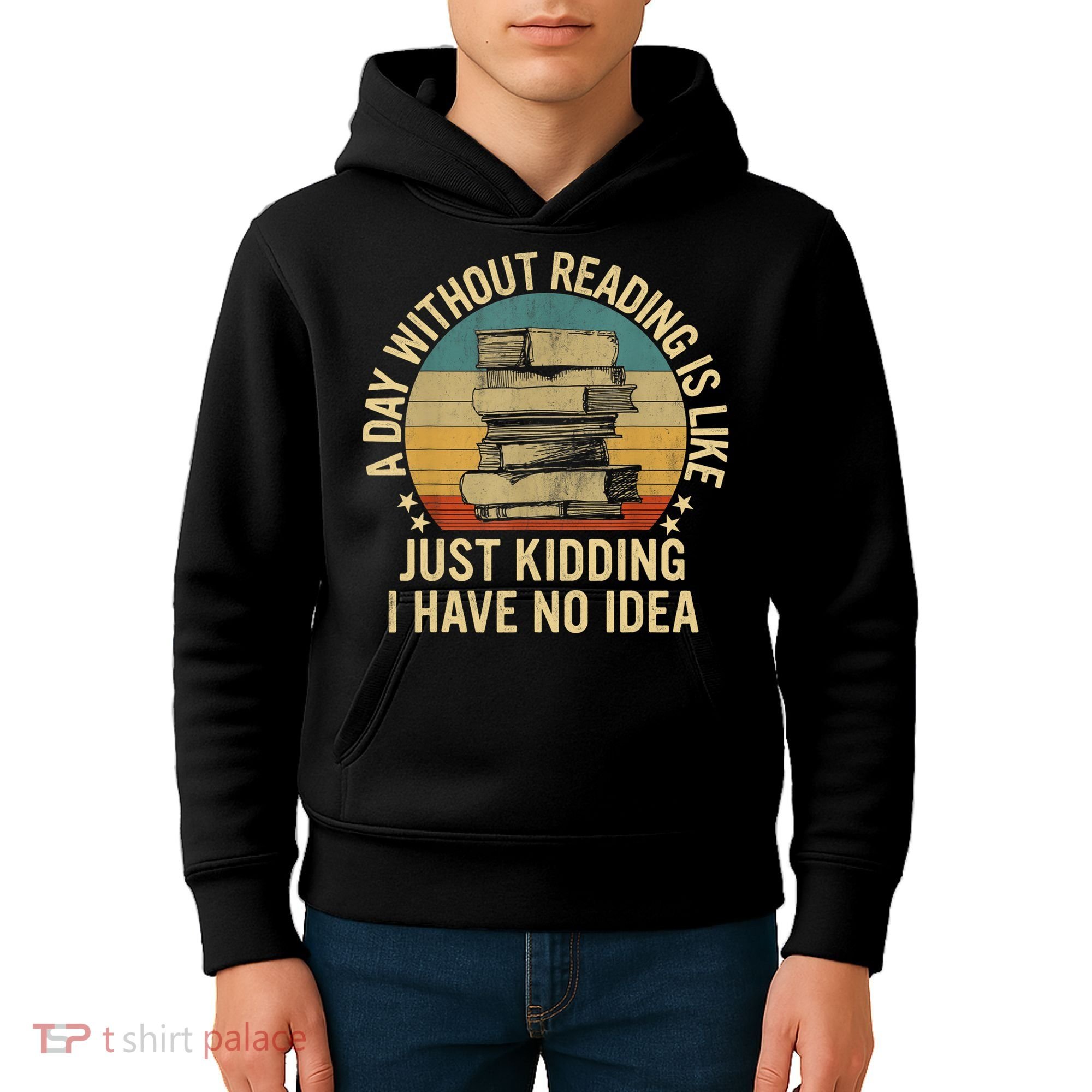 Funny Book Reading Gift For Nerd Librarian Book Readers Book Lovers Kids Hoodie