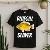 Funny Bluegill Slayer Fishing T-Shirt thumb 2