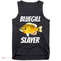 Funny Bluegill Slayer Fishing Tank Top thumb 0
