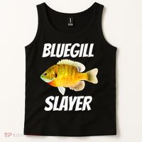 Funny Bluegill Slayer Fishing Tank Top thumb 2