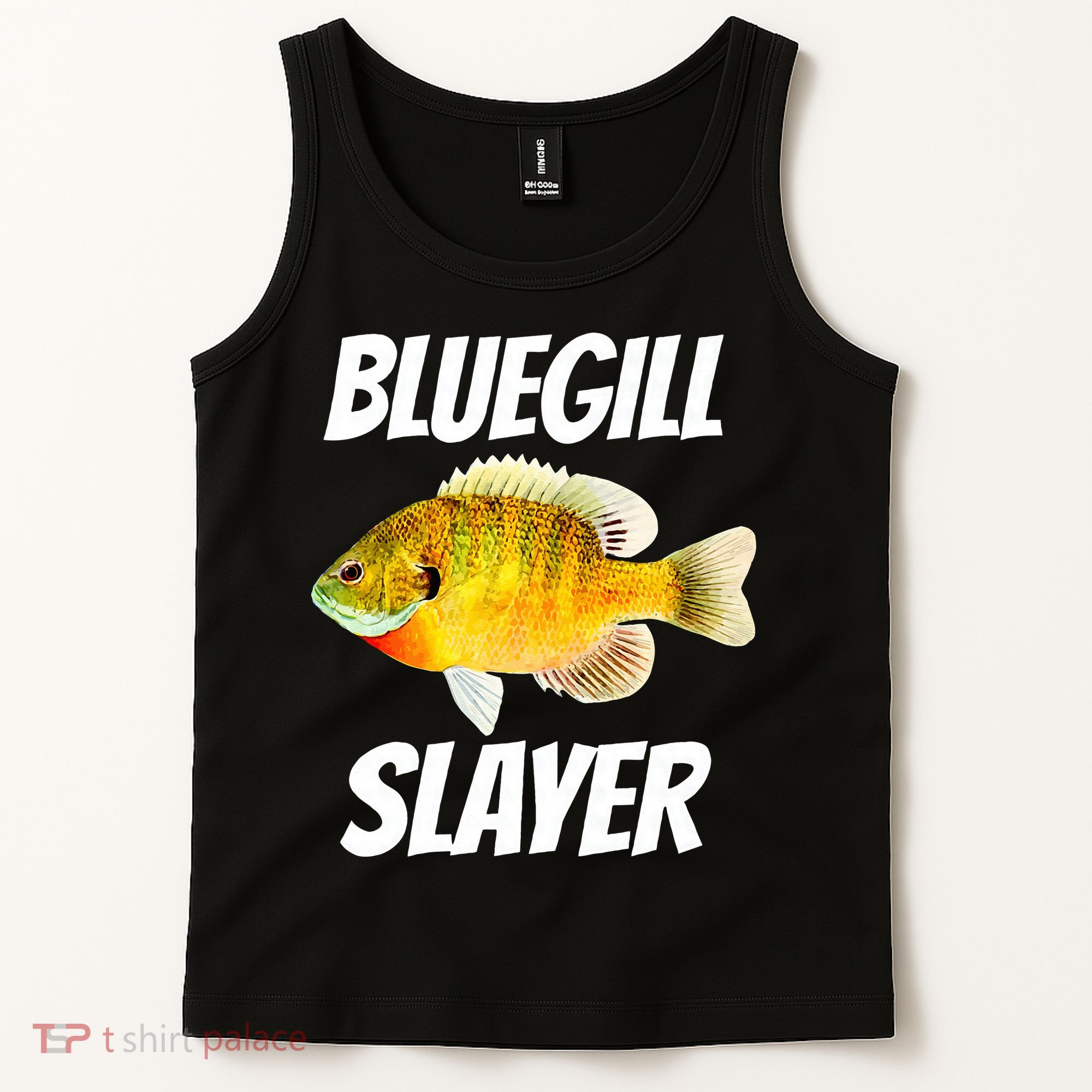 Funny Bluegill Slayer Fishing Tank Top