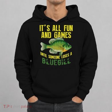 Funny Bluegill Sunfish Fishing Graphic Freshwater Fish Gift Hoodie