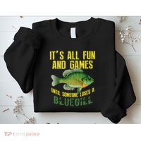 Funny Bluegill Sunfish Fishing Graphic Freshwater Fish Gift Sweatshirt thumb 2