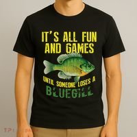 Funny Bluegill Sunfish Fishing Graphic Freshwater Fish Gift T-Shirt thumb 3