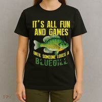 Funny Bluegill Sunfish Fishing Graphic Freshwater Fish Gift T-Shirt thumb 4