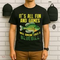 Funny Bluegill Sunfish Fishing Graphic Freshwater Fish Gift T-Shirt thumb 6