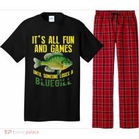Funny Bluegill Sunfish Fishing Graphic Freshwater Fish Gift Pajama Set thumb 0