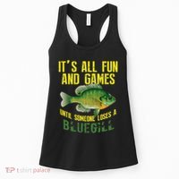 Funny Bluegill Sunfish Fishing Graphic Freshwater Fish Gift Women's Tank Top thumb 0