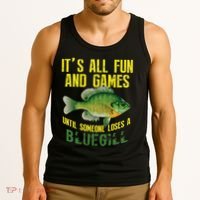 Funny Bluegill Sunfish Fishing Graphic Freshwater Fish Gift Tank Top thumb 3
