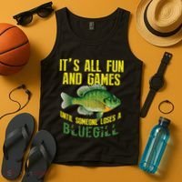 Funny Bluegill Sunfish Fishing Graphic Freshwater Fish Gift Tank Top thumb 4