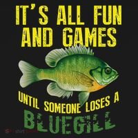Funny Bluegill Sunfish Fishing Graphic Freshwater Fish Gift Women's T-Shirt thumb 6