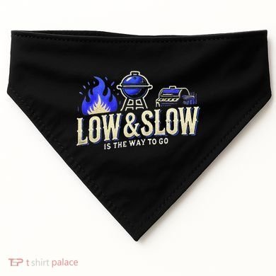 Funny Bbq Smoker Meat Smoking Tools Grilling Barbecue USA-Made Doggie Bandana